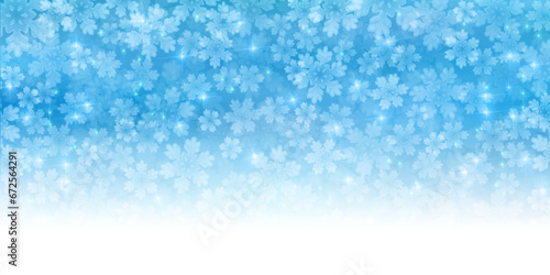 クリスマス　雪　冬　風景　背景