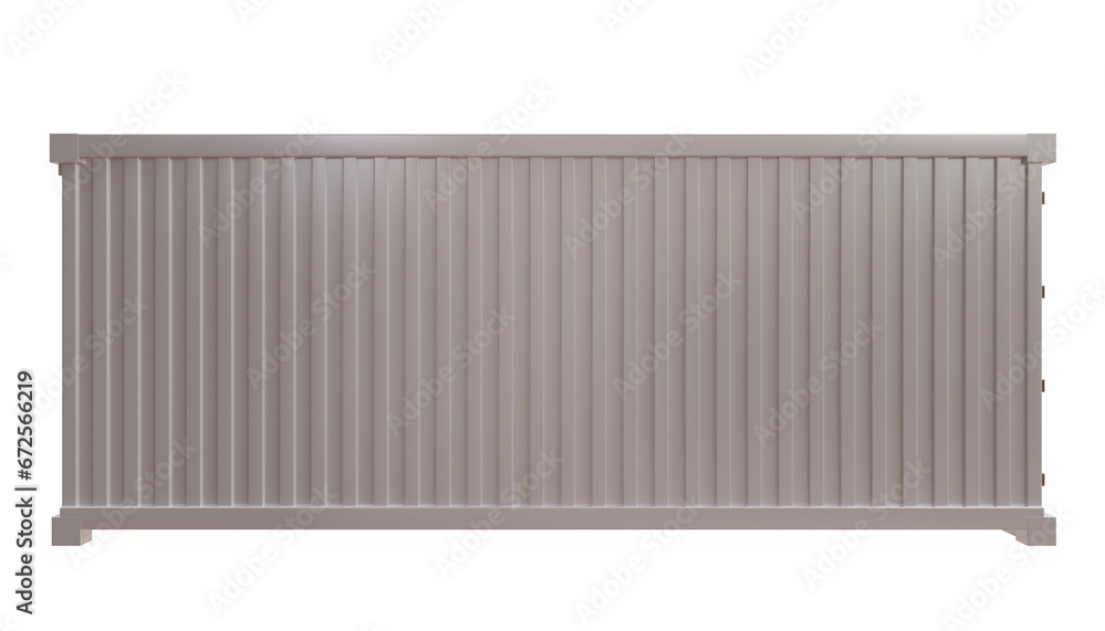 Cargo container isolated on white transparent, PNG Cargo container isolated on white transparent, PNG