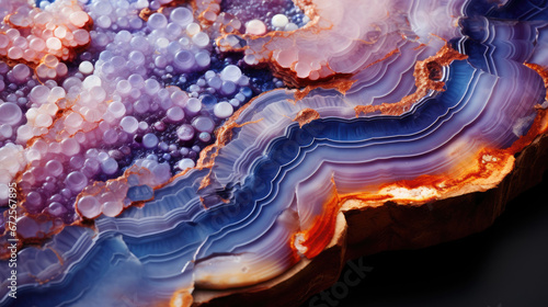 Seamless Background Of Blue Lace Agate, Background Image, Hd