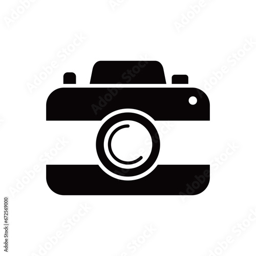 camera icon design illustration. photography sign and symbol.