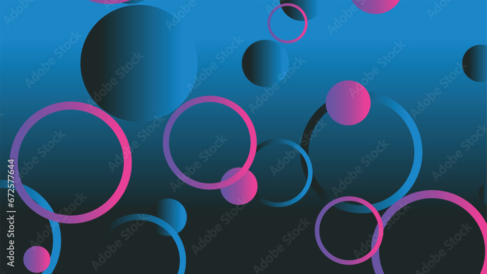 Abstract minimal gradient geometric circle background Abstract minimal gradient geometric circle background