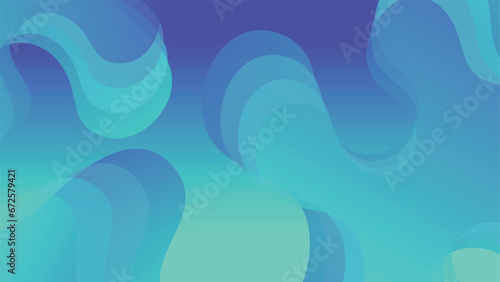 Abstract liquid wave background with blue color background
