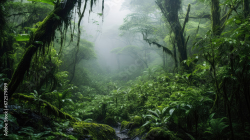 The Lush Cloud Forests , Background Image, Hd
