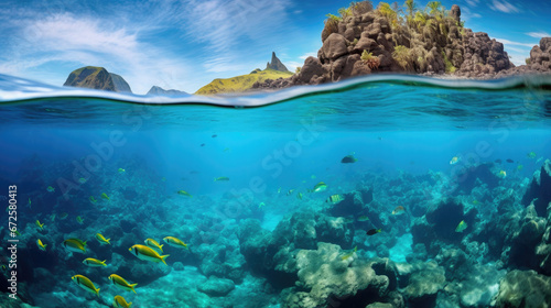 The Vibrant Underwater World   Background Image  Hd