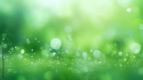  Abstract green bokeh abstract background