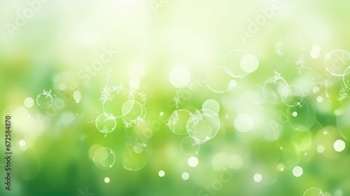 Natural forest bokeh