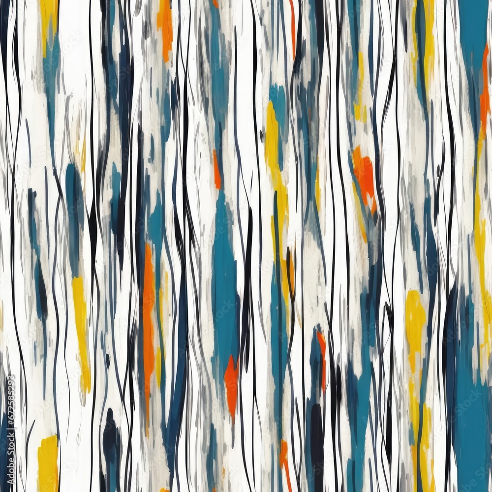 Seamless pattern in lines. AI generated. Seamless pattern in lines. AI generated.