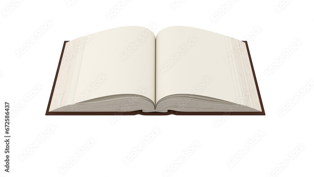 open book isolated on white background open book isolated on white background