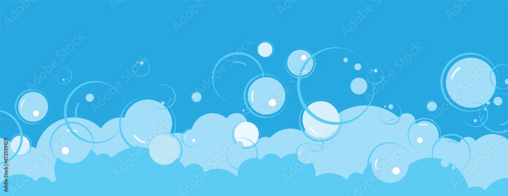 cute background with flying soap bubbles cute background with flying soap bubbles