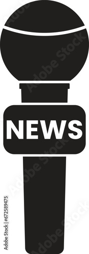 news microphone vector