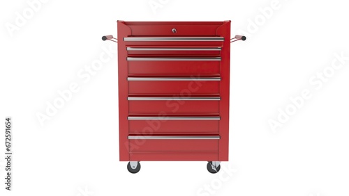 Toolbox trolley