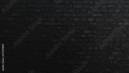 brick black for wallpaper background or cover page photo