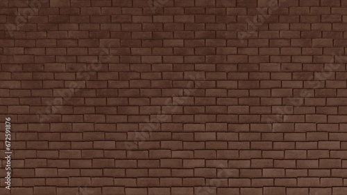 brick pattern brown for wallpaper background or cover page