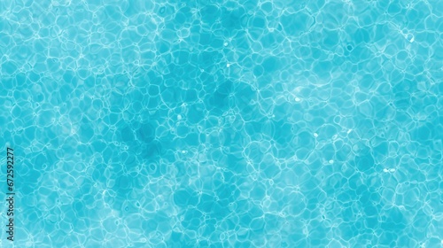 Blue water seamless pattern. Repeated background of sea lagoon top view. photo