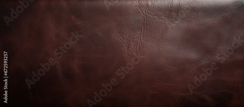 Texture of leather in a deep shade of brown
