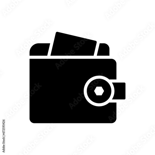 Wallet icon vector