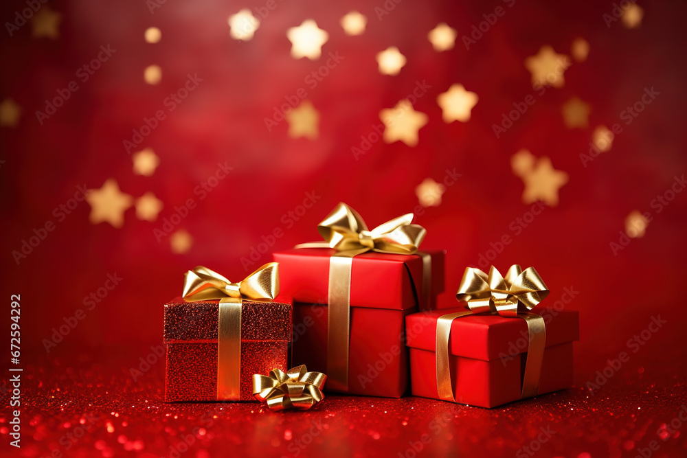 red gift christmas