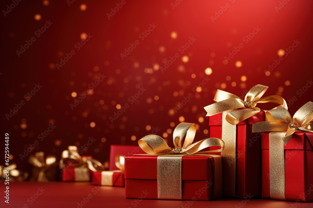 red gift christmas