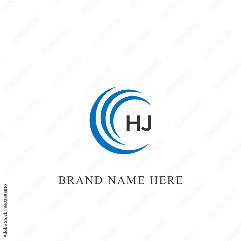 HJ H J letter logo design. Initial letter HJ linked circle uppercase monogram logo blue and white. HJ logo, H J design. HJ, H J HJ H J letter logo design. Initial letter HJ linked circle uppercase monogram logo blue and white. HJ logo, H J design. HJ, H J