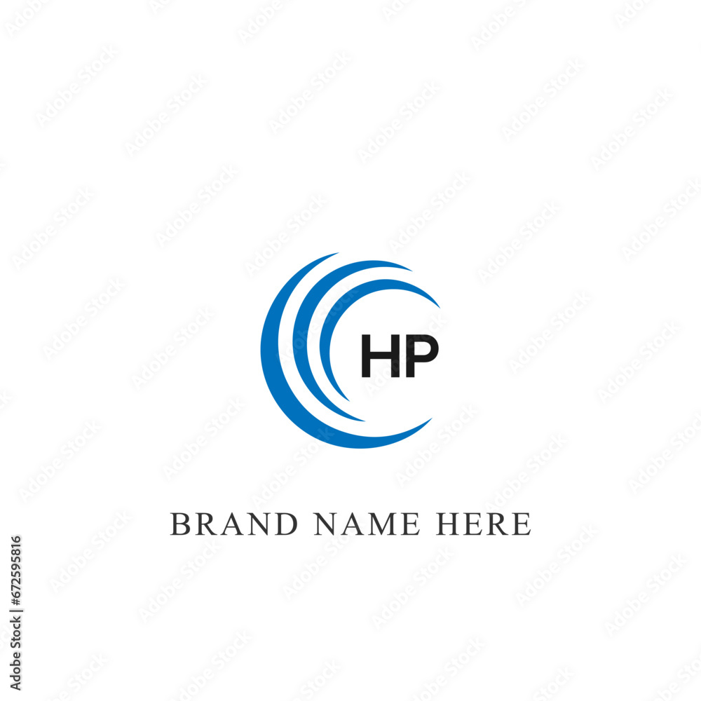 HP H P letter logo design. Initial letter HP linked circle uppercase monogram logo blue and white. HP logo, H P design. HP, H P HP H P letter logo design. Initial letter HP linked circle uppercase monogram logo blue and white. HP logo, H P design. HP, H P