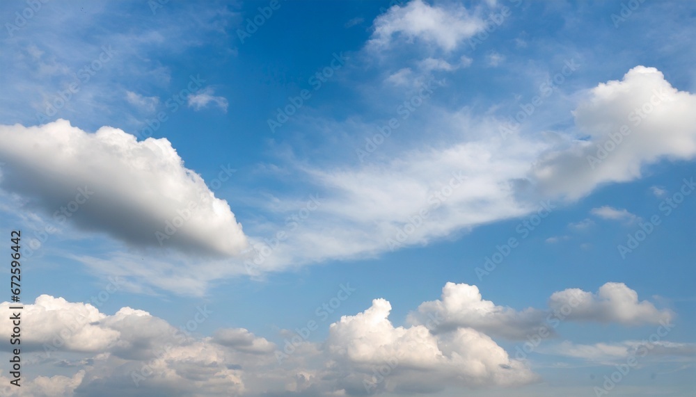 Obraz premium blue sky with clouds