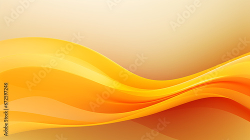 Orange and yellow abstract wave background