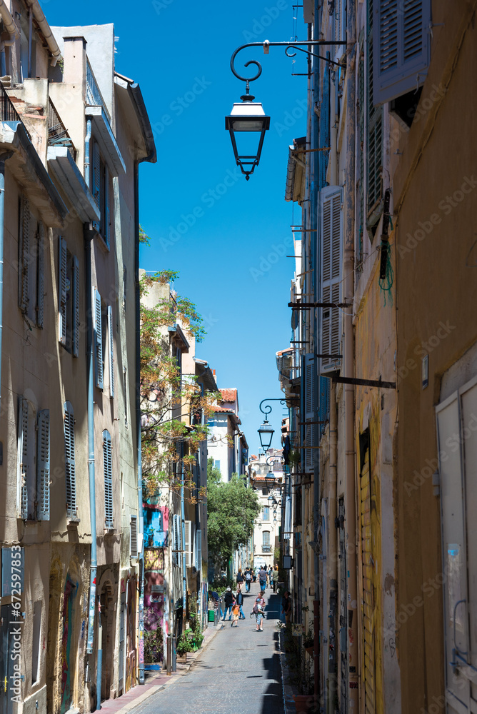 Old street in Marseille