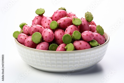 Prickly Pear isolated on white background.