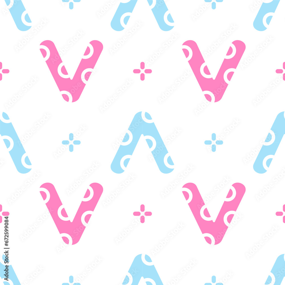 Abstract modern shapes seamless pattern background. Abstract modern shapes seamless pattern background.