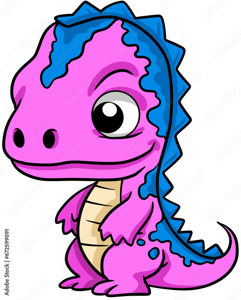 Fototapeta premium cartoon dinosaur illustration clip art