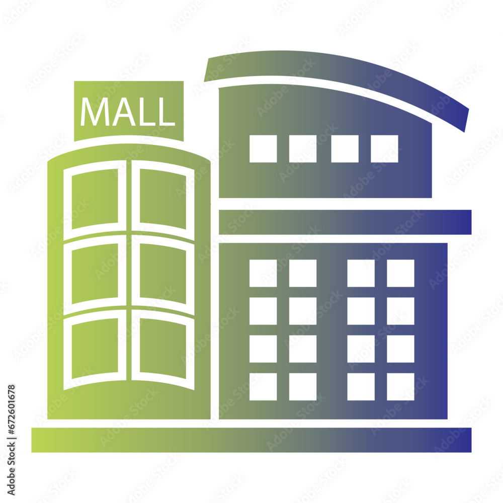 Mall on gradient style