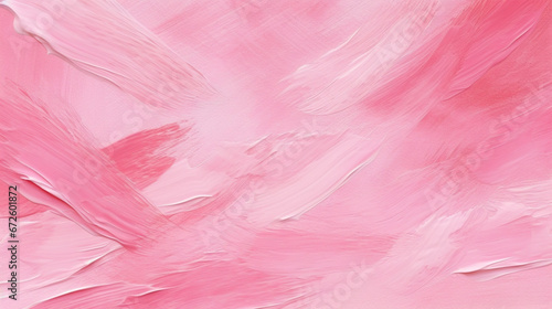 Pink paint brush textured background © alisaaa