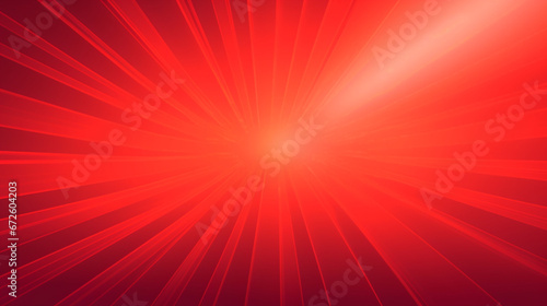 Red background with glowing rays coming out