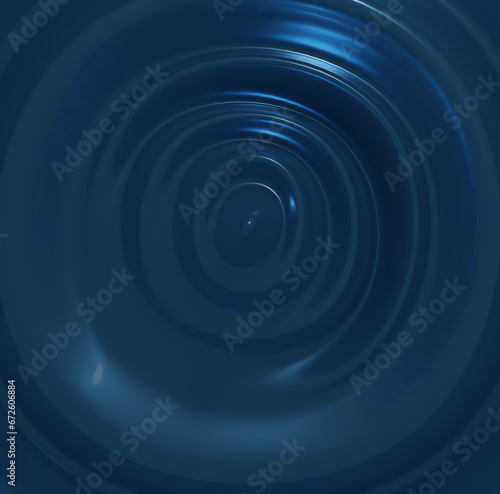 blue circles, 3d render