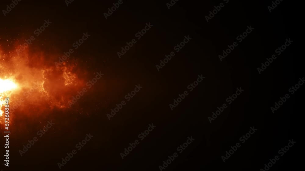 abstract 4k seamless loop background with glowing red lights and ...