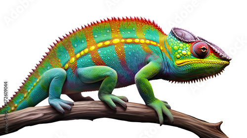 Colorful chameleon Ai Generative