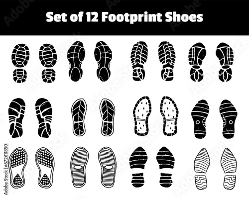 set of footprint