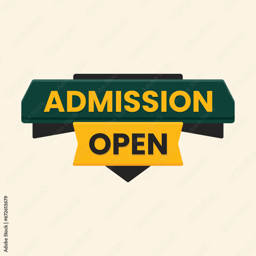 admission open now school education banner social media post template