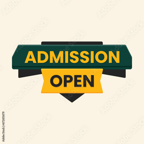 admission open now school education banner social media post template