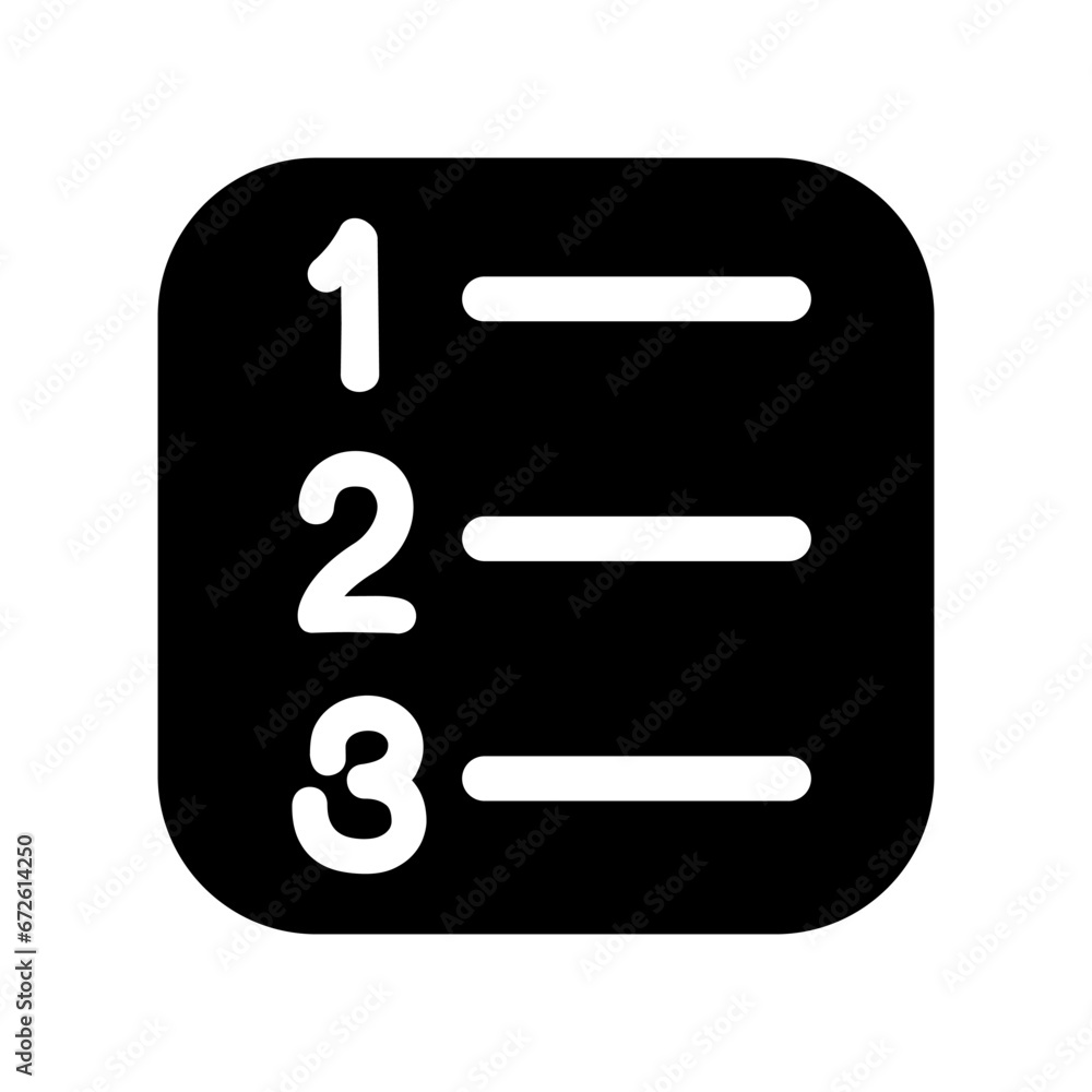 List icon List icon