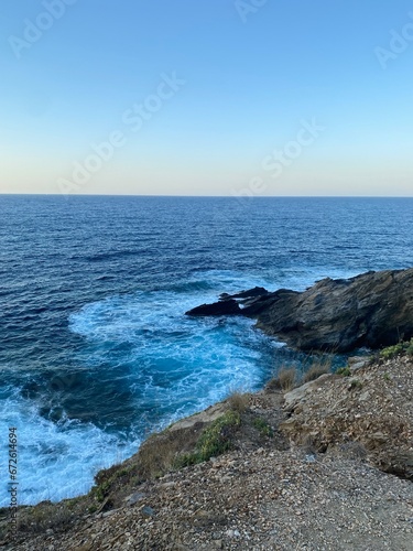 view of the coast of the sea Greece Bali
