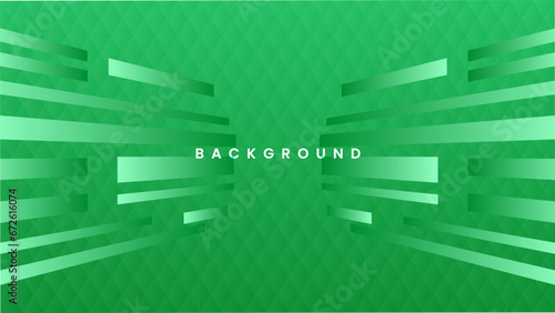 Abstract green speed light trail background. Electric technology triangle texture