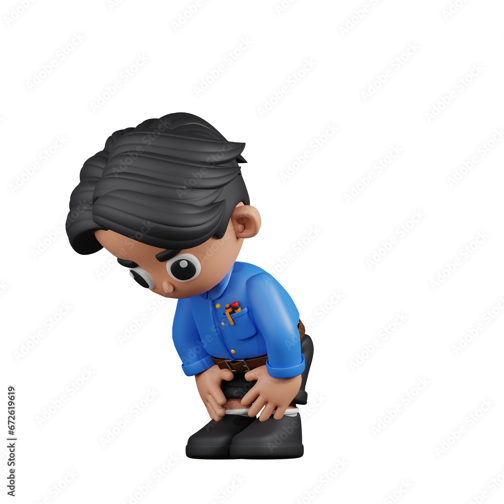 3d Character Teacher Taking A Break Pose. 3d render isolated on transparent backdrop. 3d Character Teacher Taking A Break Pose. 3d render isolated on transparent backdrop.