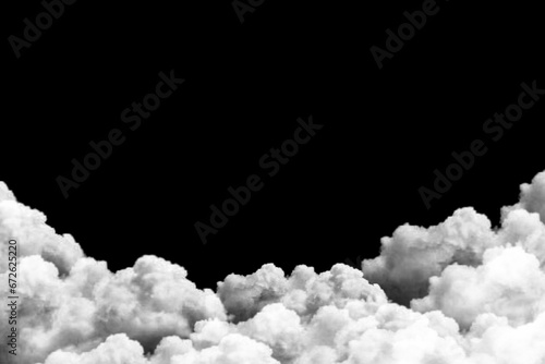 white clouds in the sky background black