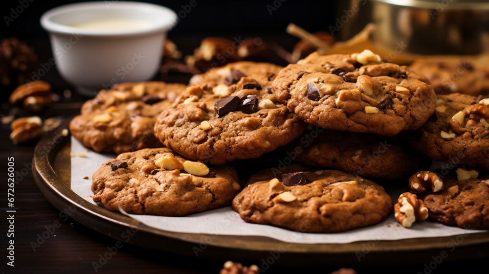 Vegan walnut cookies