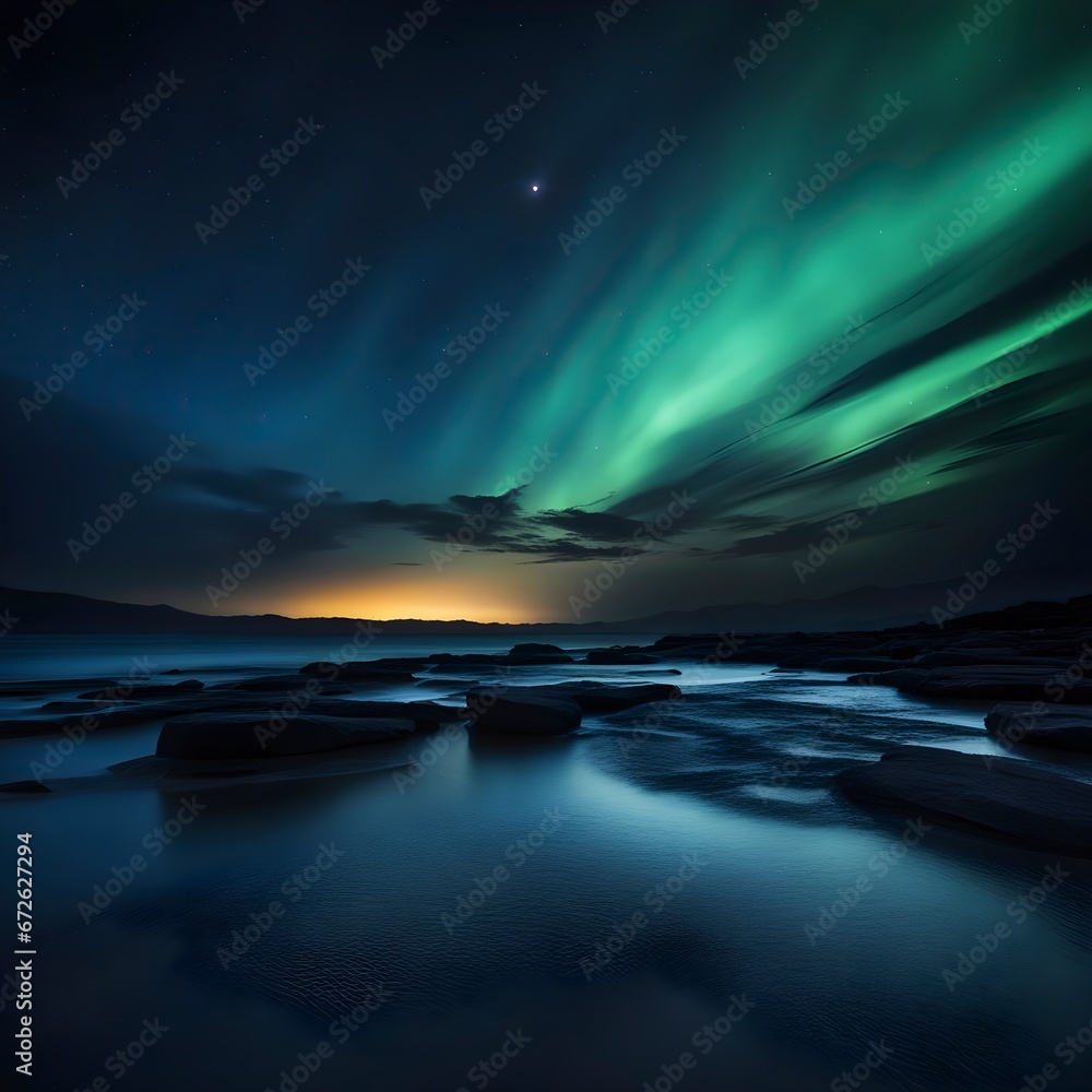 sky night background nature night view Created Ai generated