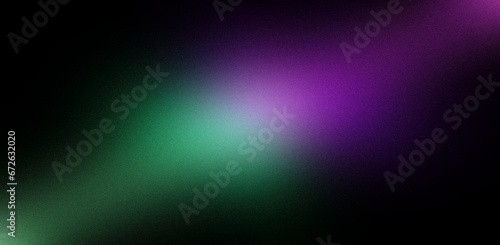Abstract neon green purple lilac background for desktop design. Blurred color gradient, ombre, blur. Defocused, colorful, multicolored, mix, rainbow, bright, fun pattern. Rough, grainy banner