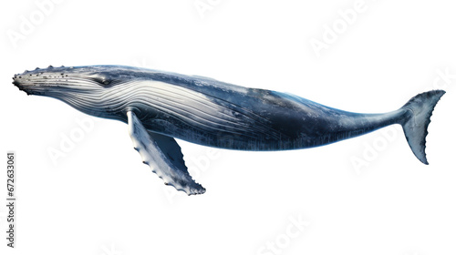 whale isolated on transparent background,transparency 