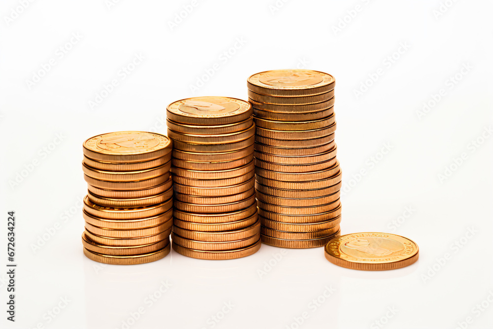 a stack of coins sitting on top of each other a stack of coins sitting on top of each other