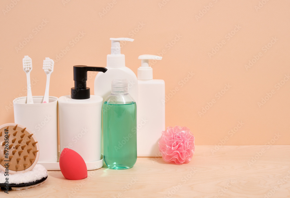 Natural skin beauty treatment, copy space for text. Skin care procedure, beauty products. Natural skin beauty treatment, copy space for text. Skin care procedure, beauty products.